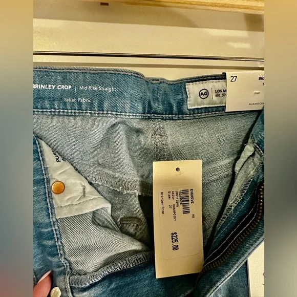 NWT AG Brinley Crop - Picture 5 of 6